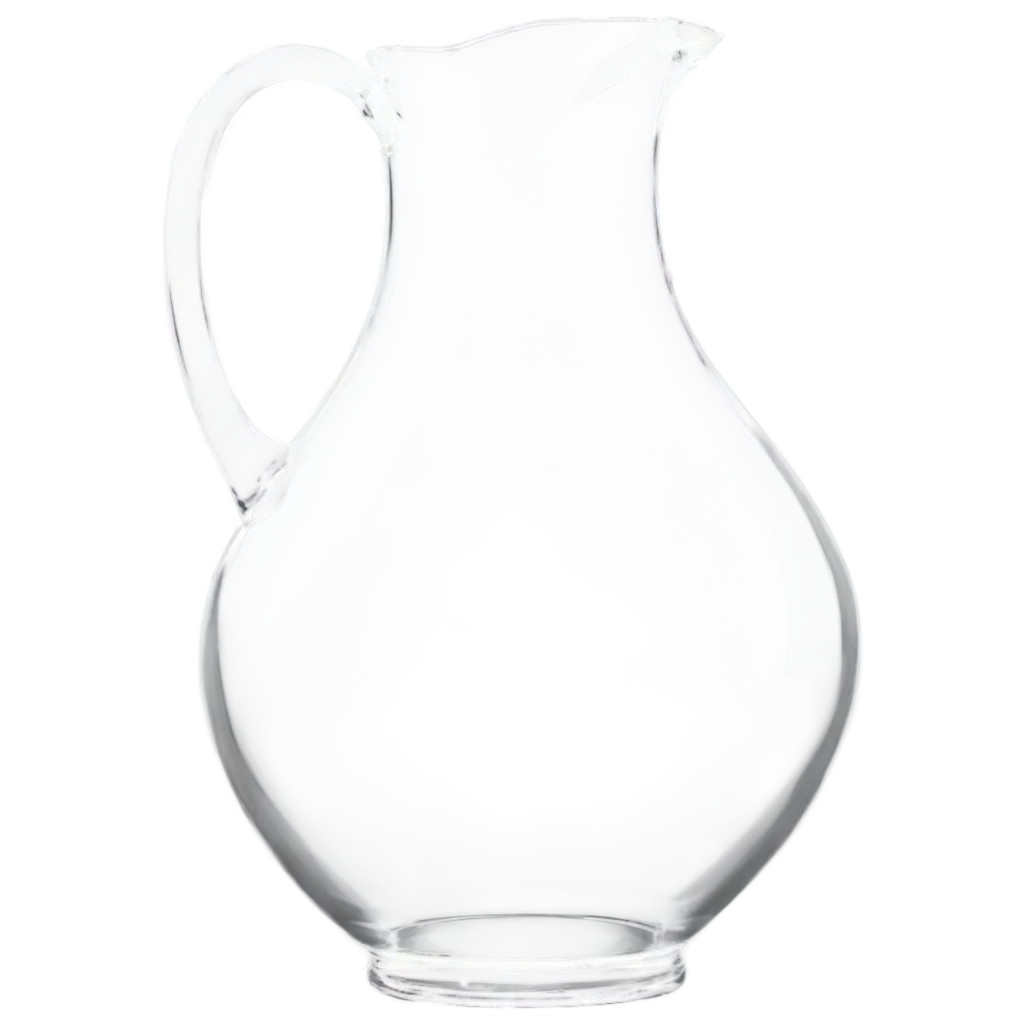 Realistic-PNG-Image-of-a-Transparent-Jug-with-Water-Isolated-on-Transparent-Background