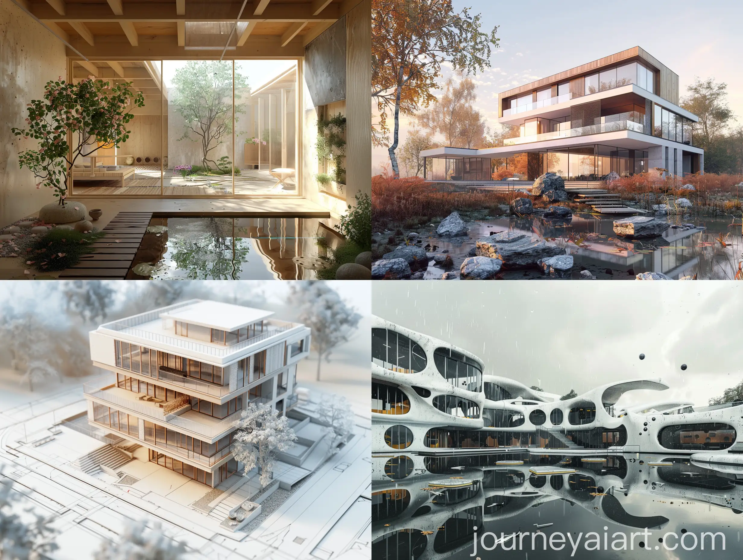 Family-Enjoying-Real-Architecture-Construction