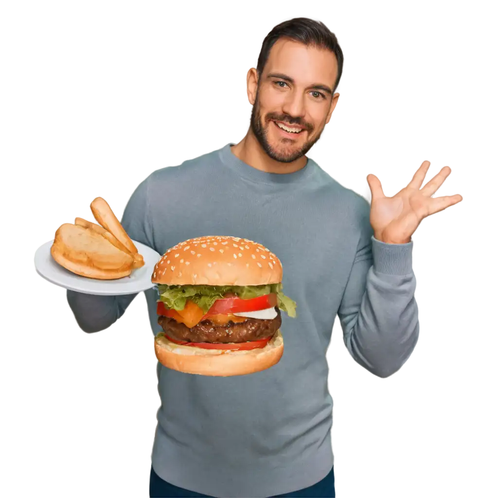 Small-Burger-with-1-Patty-in-8K-Quality-PNG-for-Clear-Crisp-Visuals