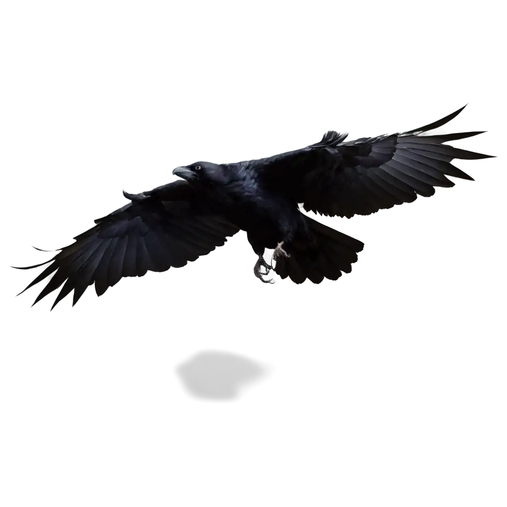 Stunning-Flying-Raven-PNG-Image-Enhance-Your-Content-with-HighQuality-Visuals