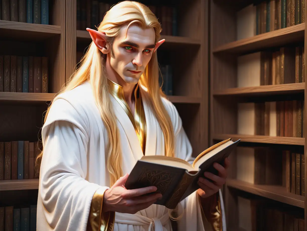 Elegant-Elf-Man-Arranging-Books-in-a-Library