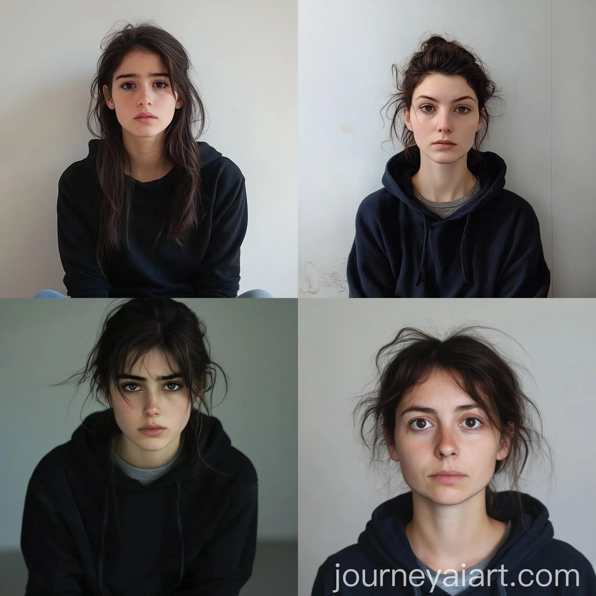 Young-Adult-with-Dark-Brown-Hair-in-Navy-Blue-Hoodie-and-Faded-Jeans