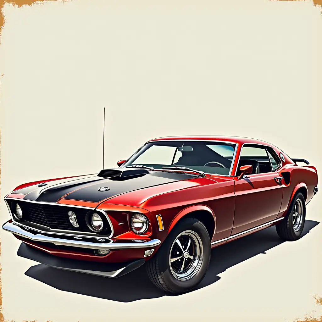 Mustang 1969 png