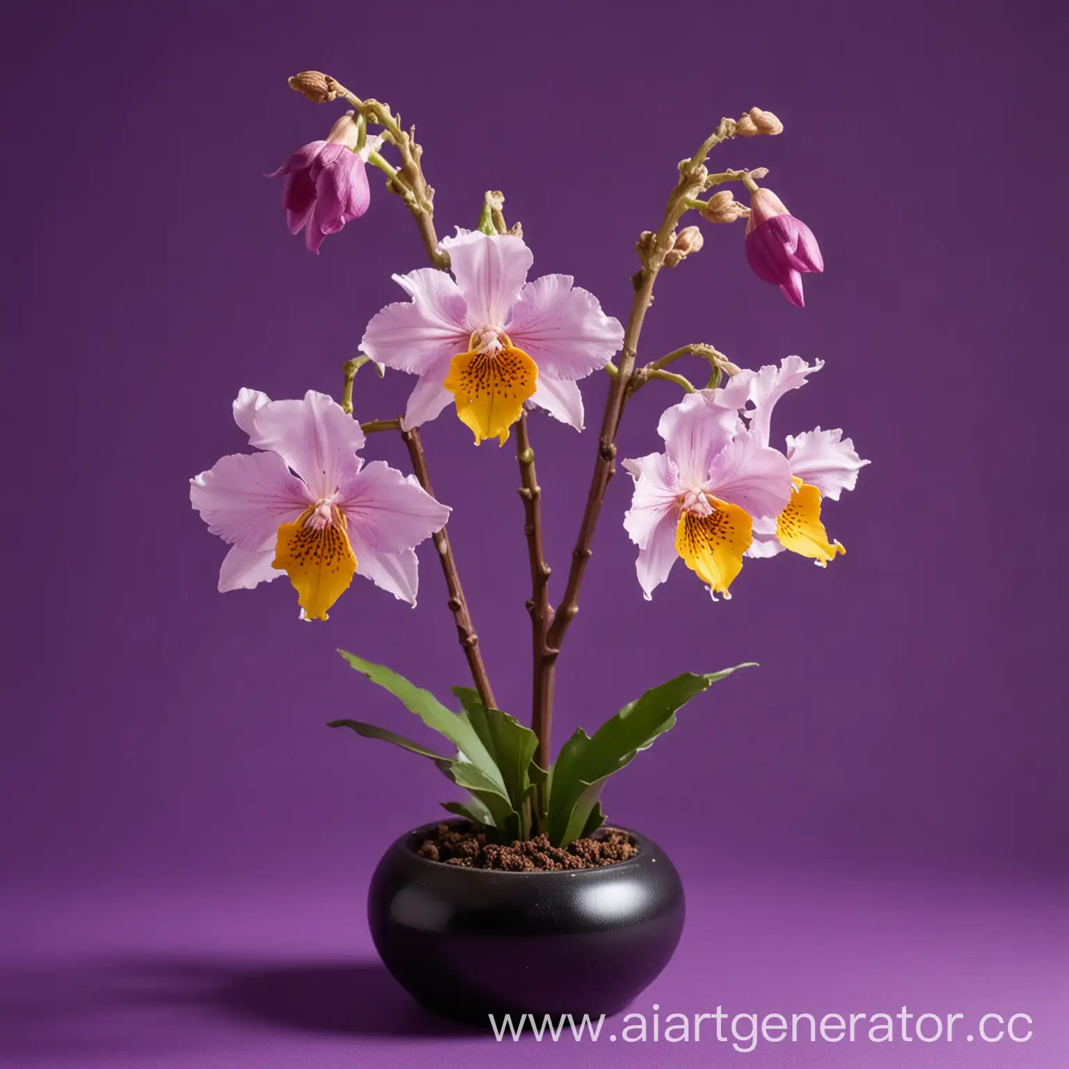 Arcidium-Flower-in-Vibrant-Purple-Background