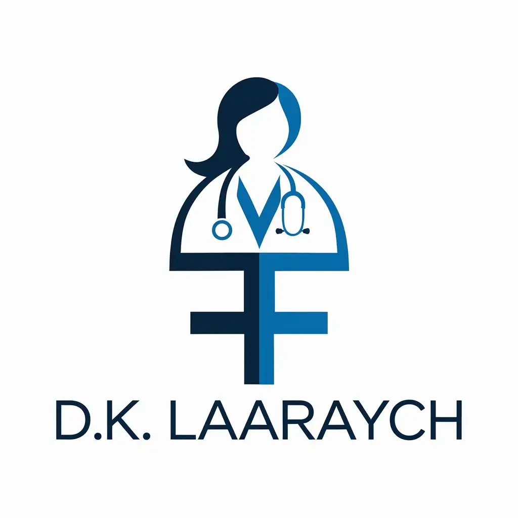 LOGO-Design-for-DK-LAARAYCH-Empowering-Female-Doctors-with-a-Doctor-Symbol-on-a-Clear-Background