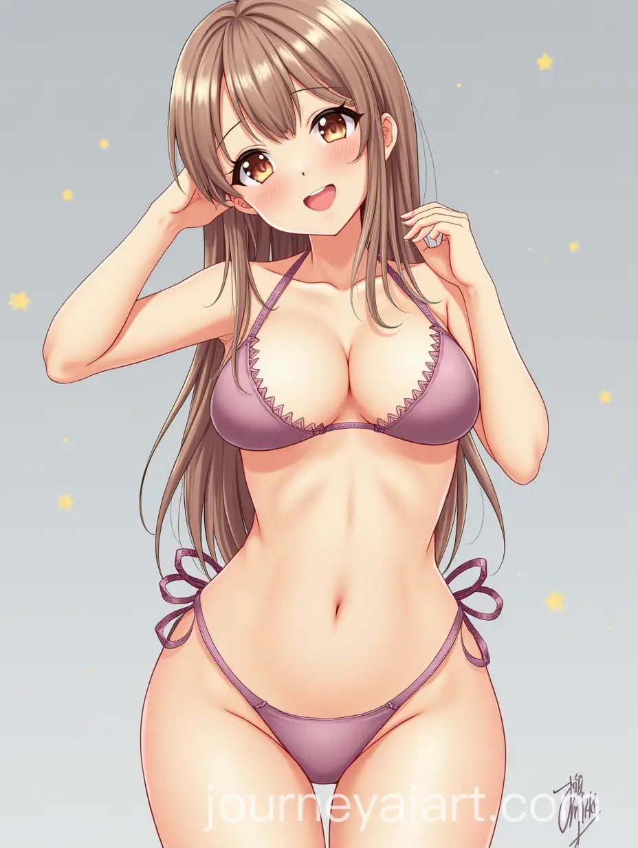 Anime-Character-in-a-Stylish-Bikini-at-the-Beach