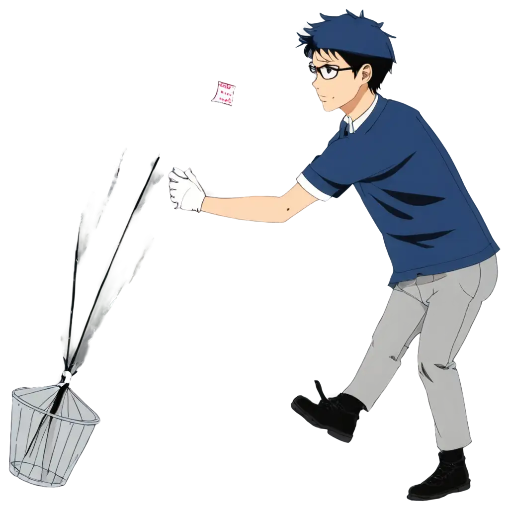 Gojo-Satoru-Still-Throwing-Trash-PNG-Image-for-Creative-Use