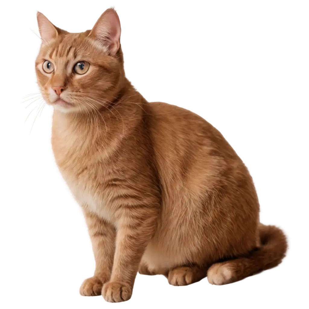 HighQuality-Brown-Color-Cat-PNG-Image-for-Diverse-Applications