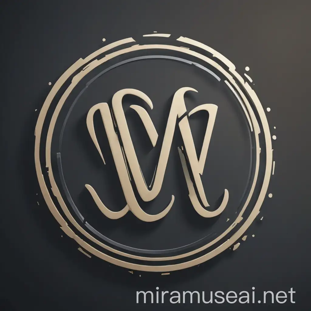 Stylized Graphic Logo of VM Tools Simple and Modern Design