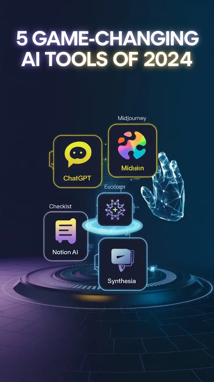 Futuristic AI Tools ChatGPT MidJourney Descript Notion AI Synthesia