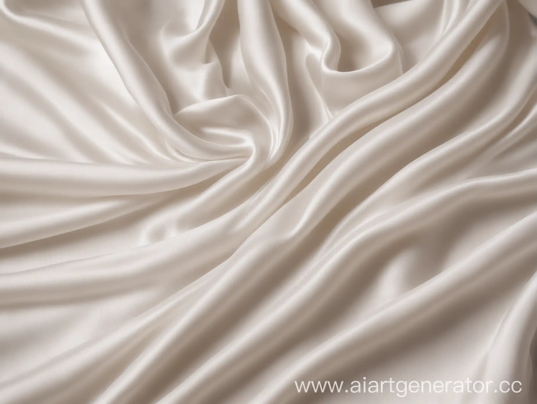 Flowing-White-Silk-Fabric-with-Tender-Colors