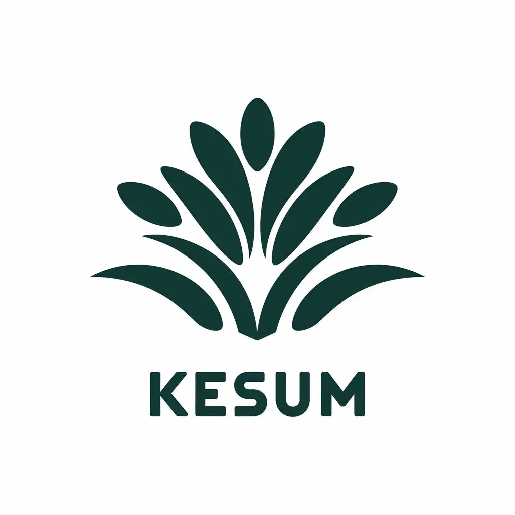 a vector logo design,with the text "Kesum", main symbol:Anything,Moderate,clear background