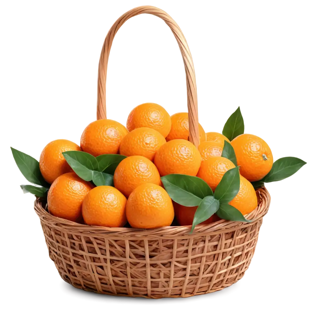 Hyper-Realistic-Orange-Fruits-in-Basket-PNG-Image-for-Enhanced-Visual-Appeal