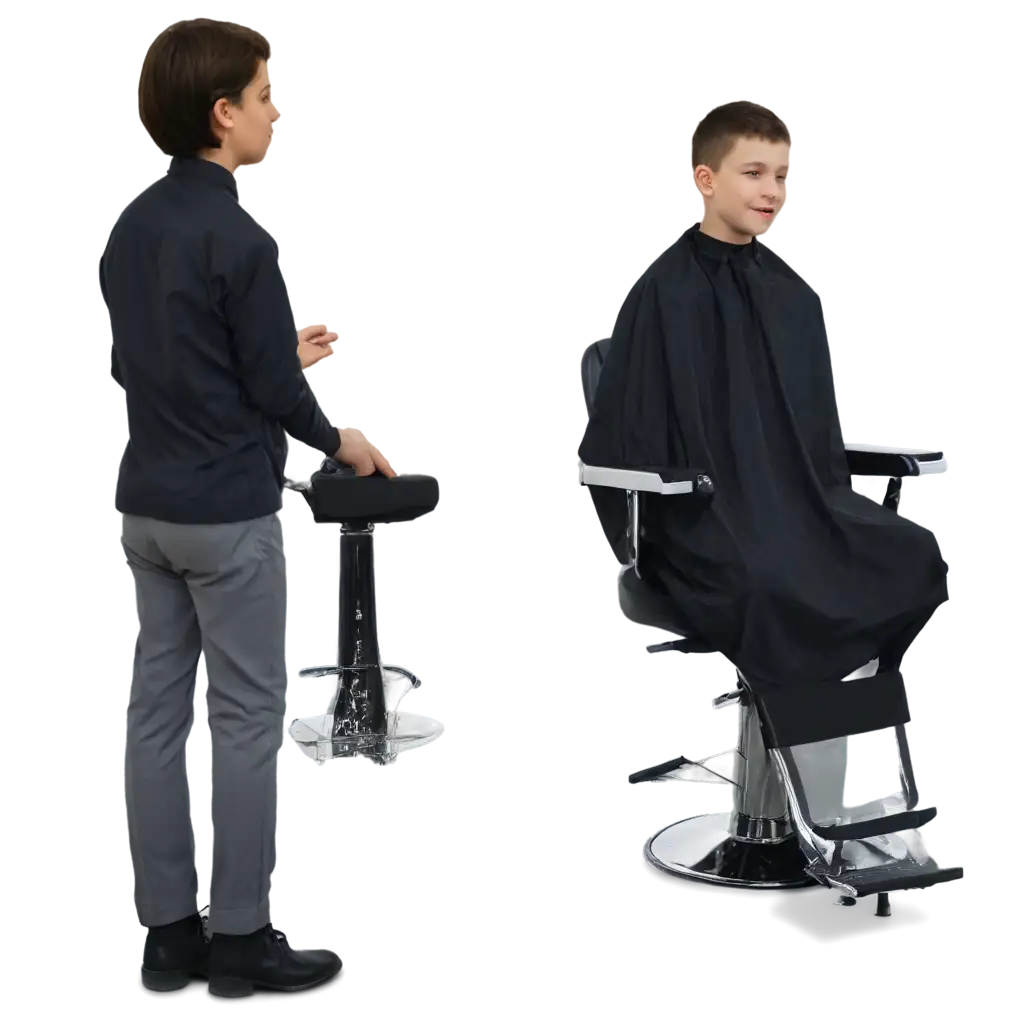 Boy-Getting-a-Haircut-in-Salon-PNG-Image-for-HighQuality-Visual-Content