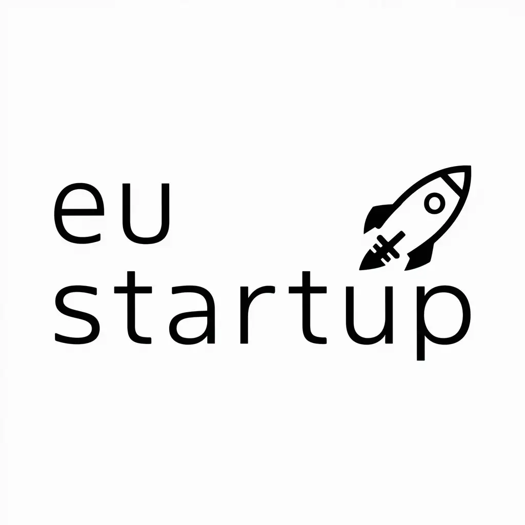 a logo design,with the text "EU Startup", main symbol:rocket,Moderate,be used in Finance industry,clear background