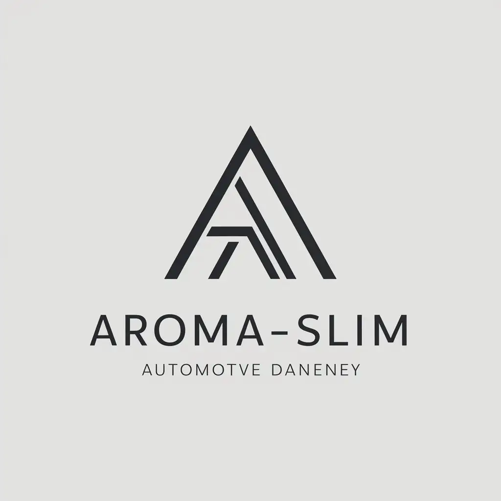 LOGO Design For AromaSlim Minimalistic AS Symbol for Automotive Industry