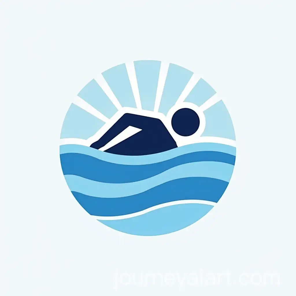 Swimming-Tech-AI-Startup-Logo-Design