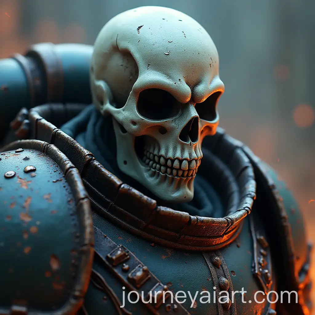 Ghostly-Malevolent-Chaos-Space-Marine-with-SkullShaped-Helmet
