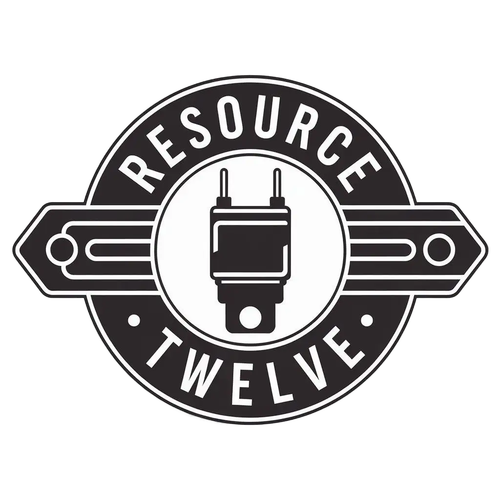 LOGO-Design-For-Resource-Twelve-Automotive-Electrical-Connector-in-Clear-Background