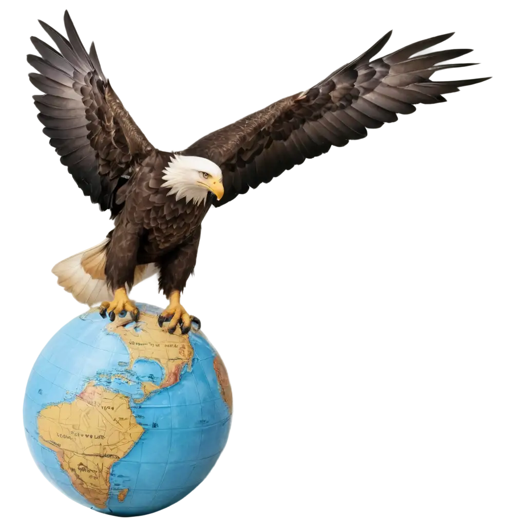 Eagle-on-Globe-PNG-Image-Majestic-Symbolism-for-Digital-Content