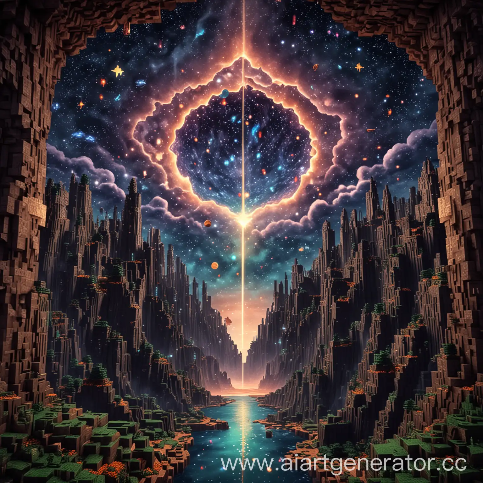 Astral-Minecraft-Themed-Art-for-Album-Cover