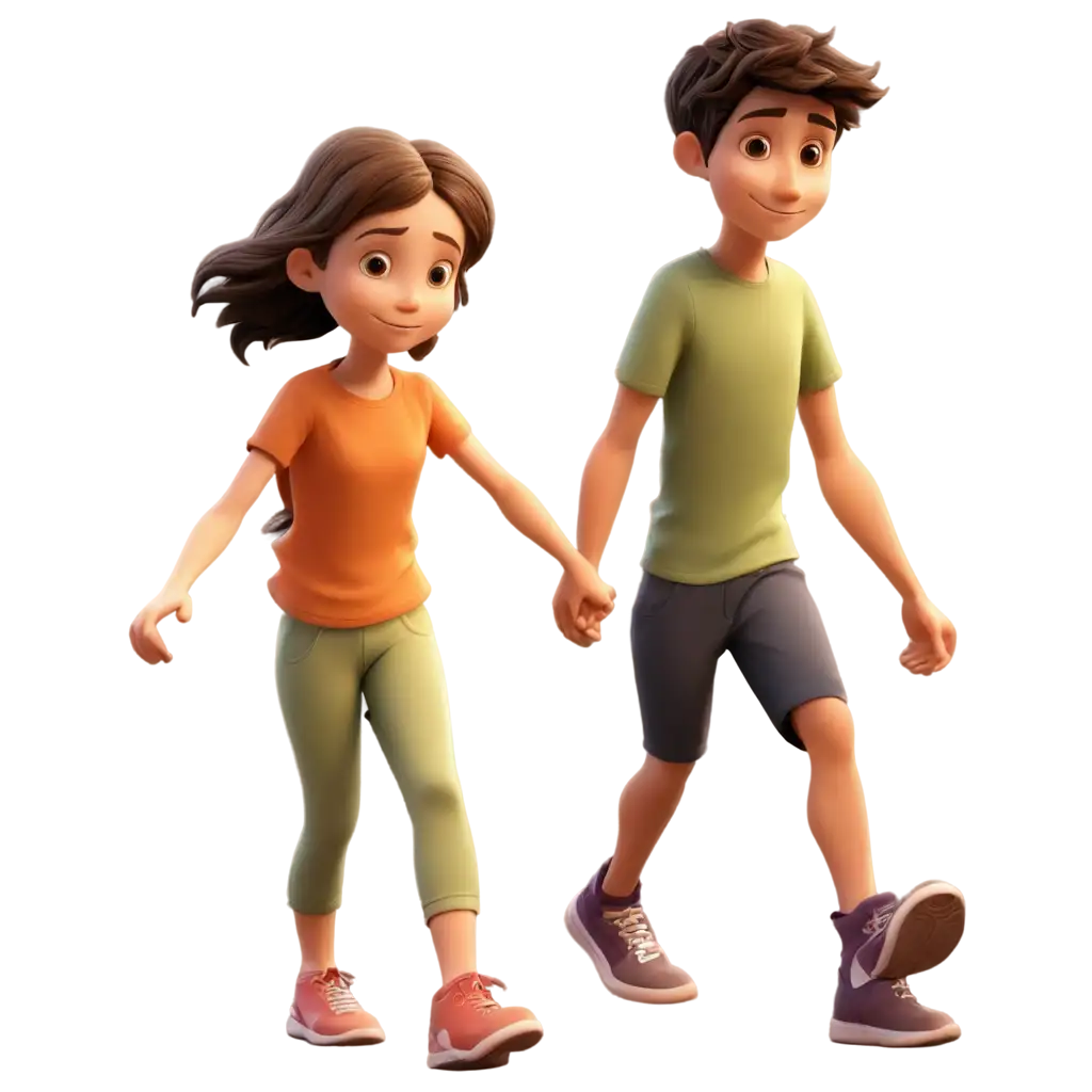 Cartoon-Elder-Brother-and-Little-Sister-PNG-Image-Heartwarming-Sibling-Illustration