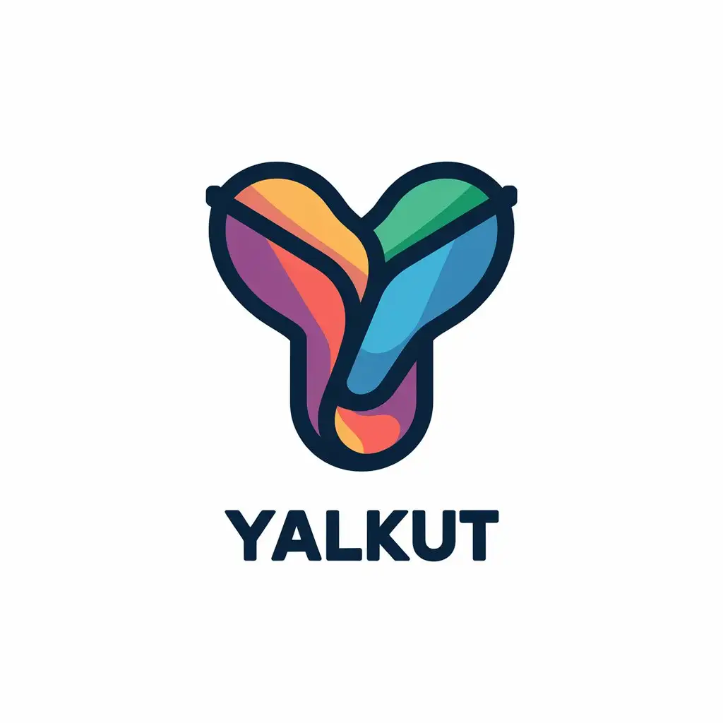 a vector logo design,with the text "YalKut", main symbol:Y,Moderate,be used in Entertainment industry,clear background