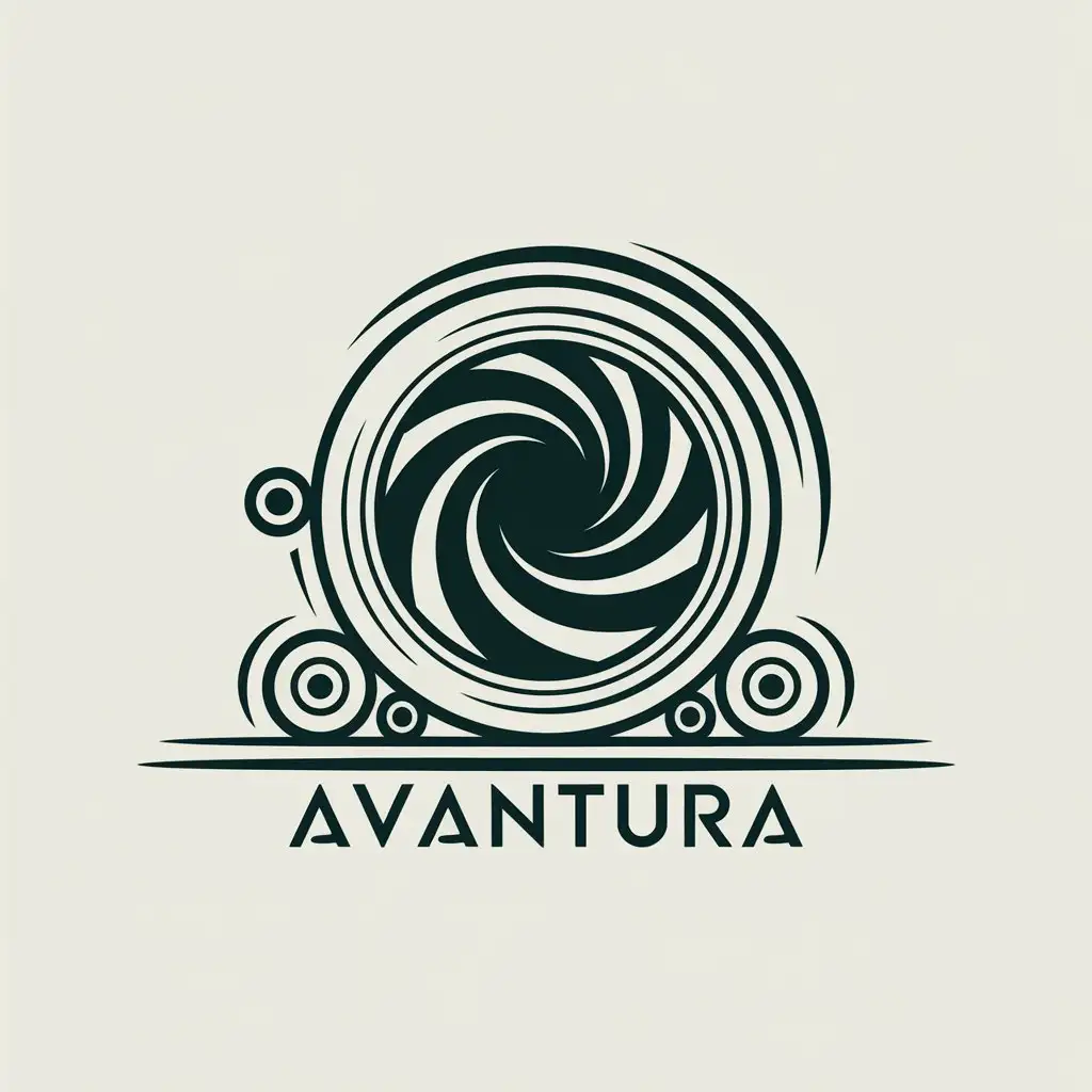 LOGO Design for Avantura Time Portal Theme in Entertainment Industry