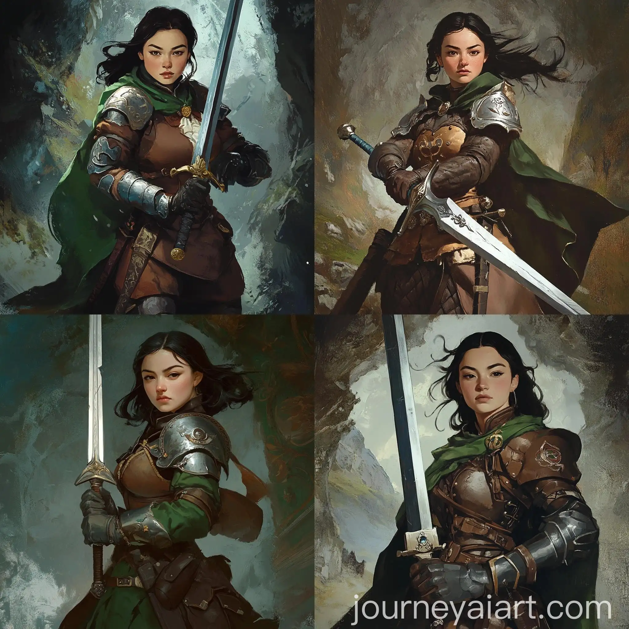 Young-Woman-with-Dark-Hair-Holding-a-Sword