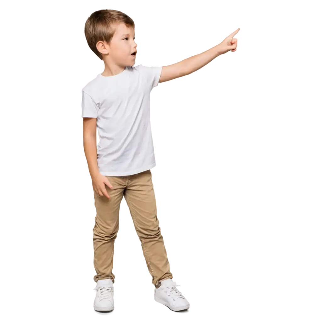 Child-Pointing-to-the-Right-PNG-Image-of-a-White-Child-with-Clear-Details-for-Versatile-Use