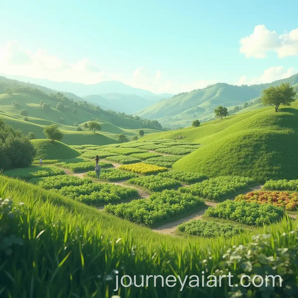 Scenic-Vegetable-Garden-on-a-Green-Hill-in-Tlajomulco-Mexico