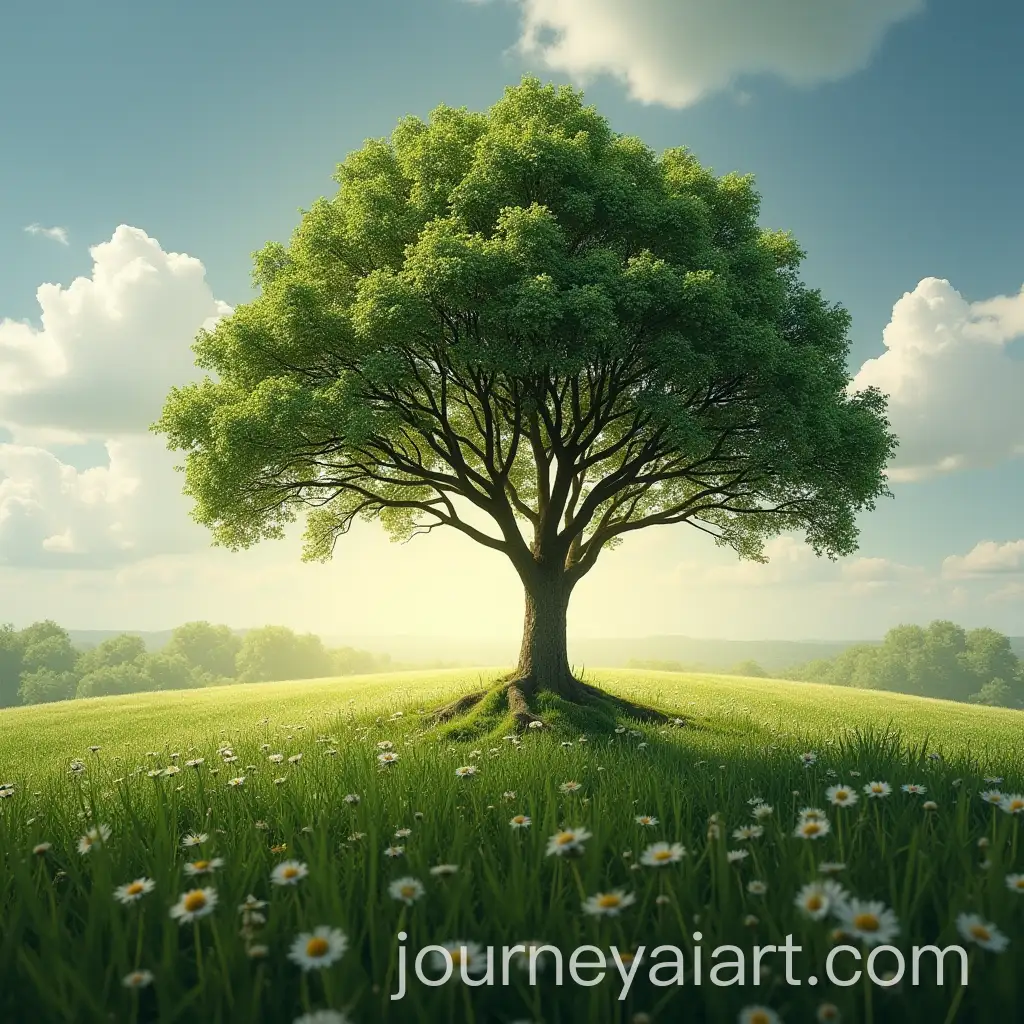 Evening-of-Trees-with-Stars-and-Light