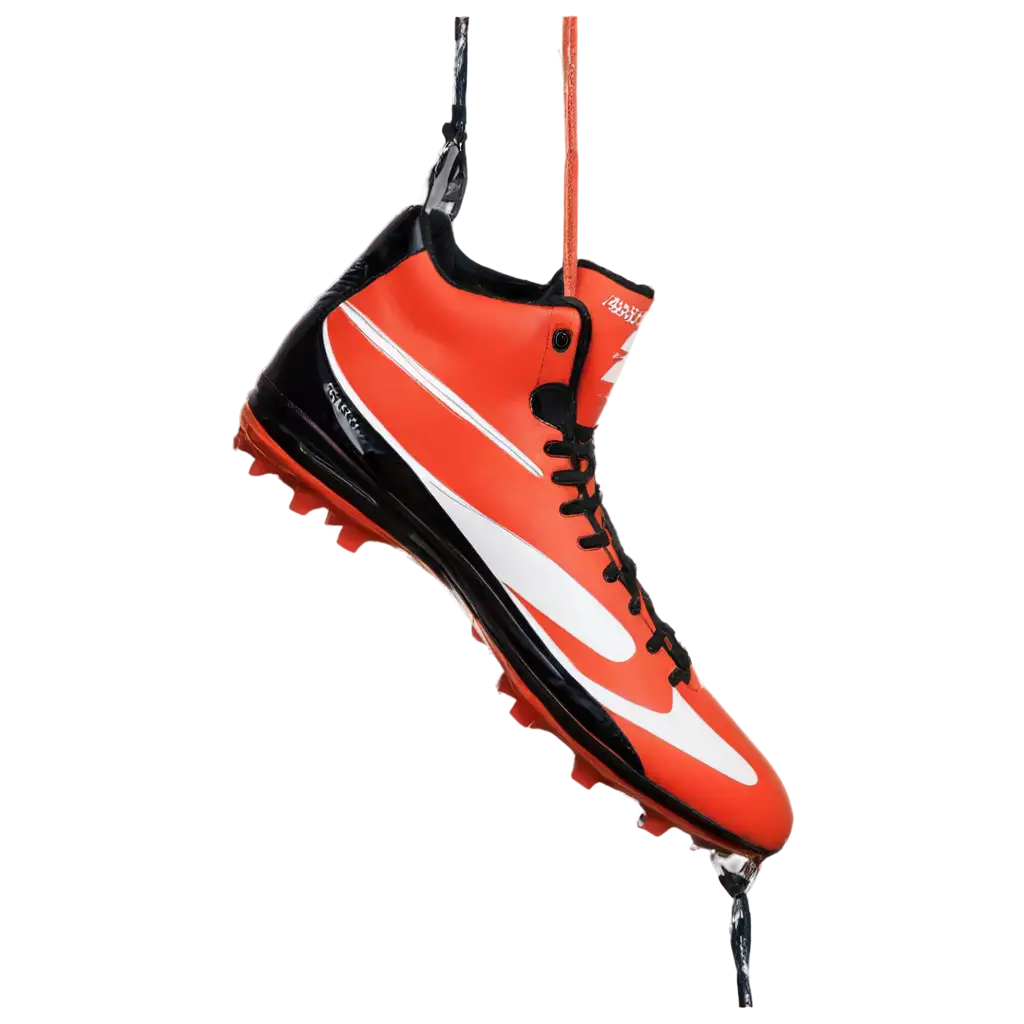 Hanging-Football-Shoes-PNG-Image-for-Sports-and-Lifestyle-Themes