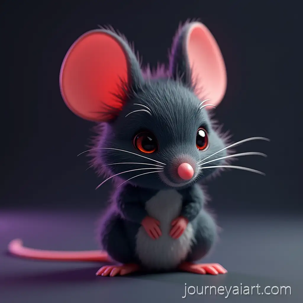 Realistic-3D-Render-of-Mice-in-Cinematic-Lighting-with-Cool-Tones