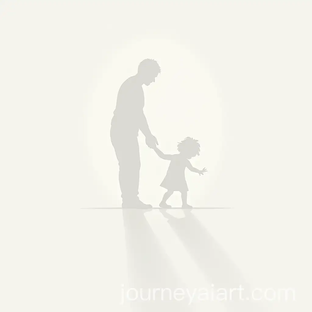 Minimalist-Shadow-of-Adult-and-Child-Holding-Hands-on-White-BackgroundAI-Image-Prompt-Expansion
