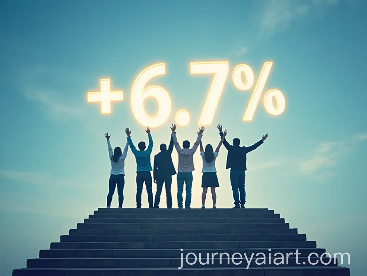 Victory-Celebration-on-a-Stairs-with-Shining-67-in-the-Sky