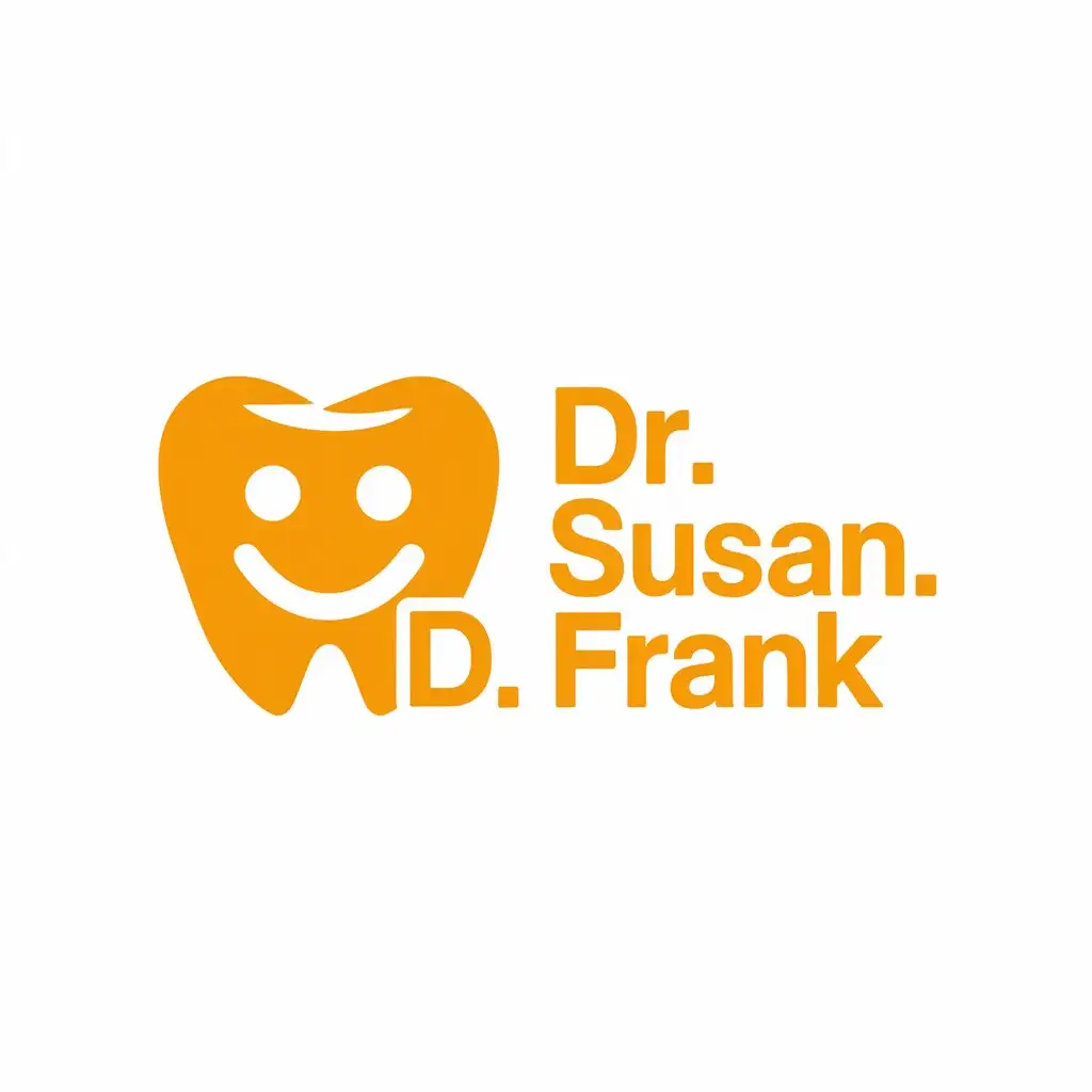 LOGO Design For Dr Susan D Frank Dental Care in Modern Style with Icon and Text Integration