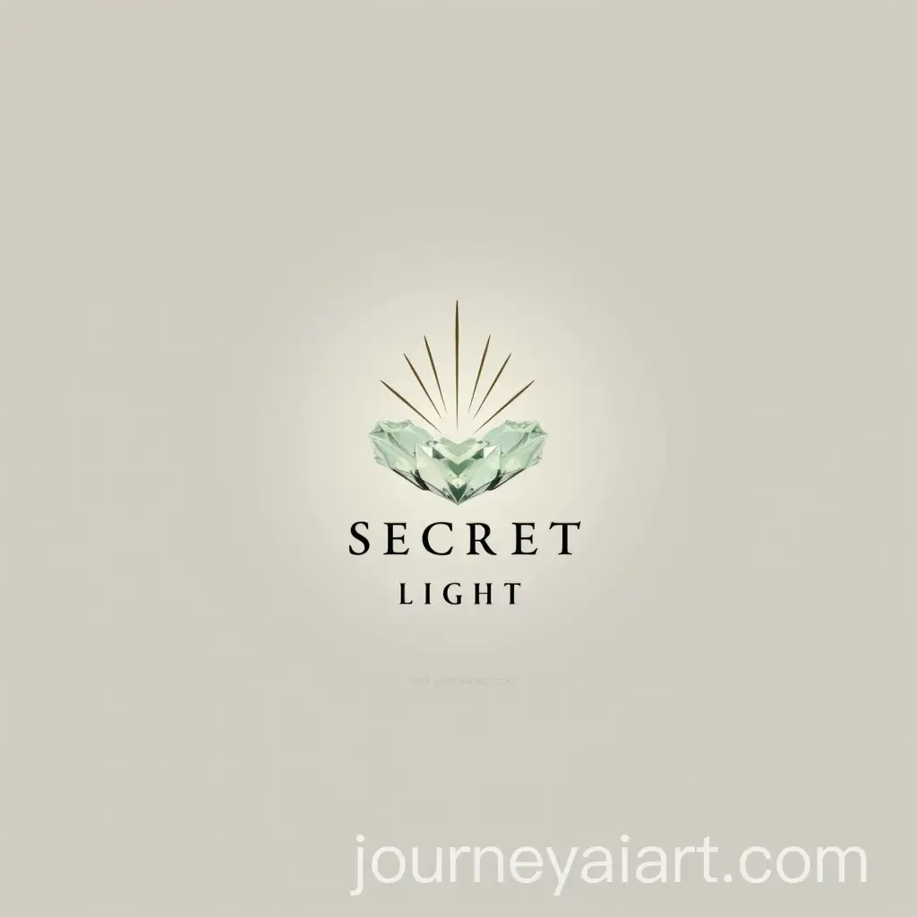 Minimalistic-Logo-Design-for-Secret-Light-with-Crystal-Elements-and-Vibrant-Color-Accents
