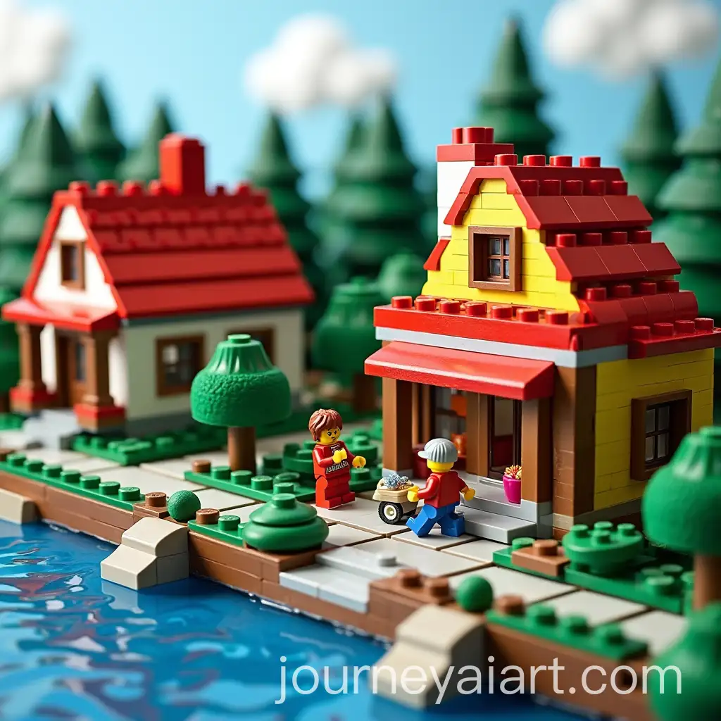 Village-Made-of-Lego-Bricks-Netherlands-Detailed-Replica
