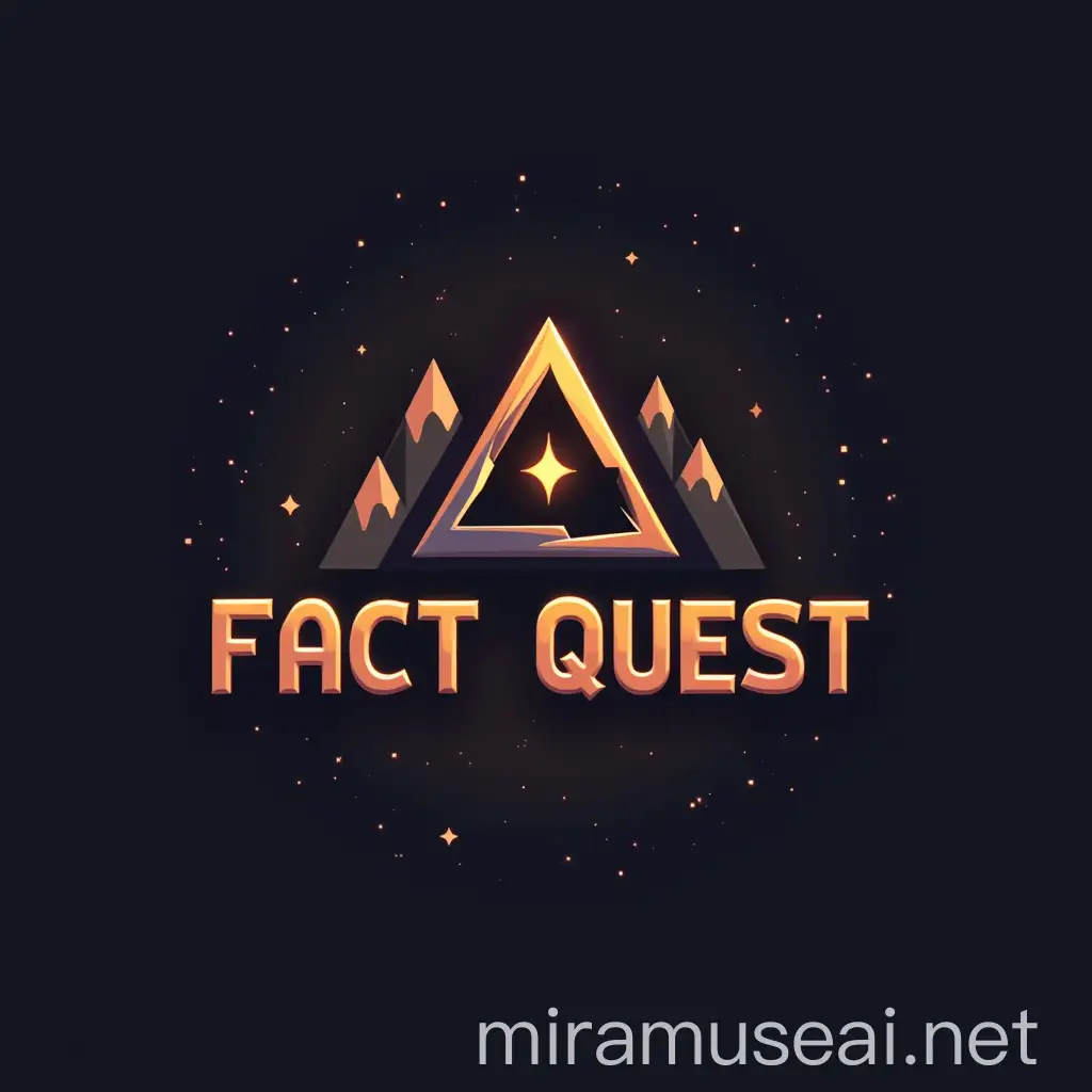 Exploring the Facts Logo Design for Fact Quest YouTube Channel