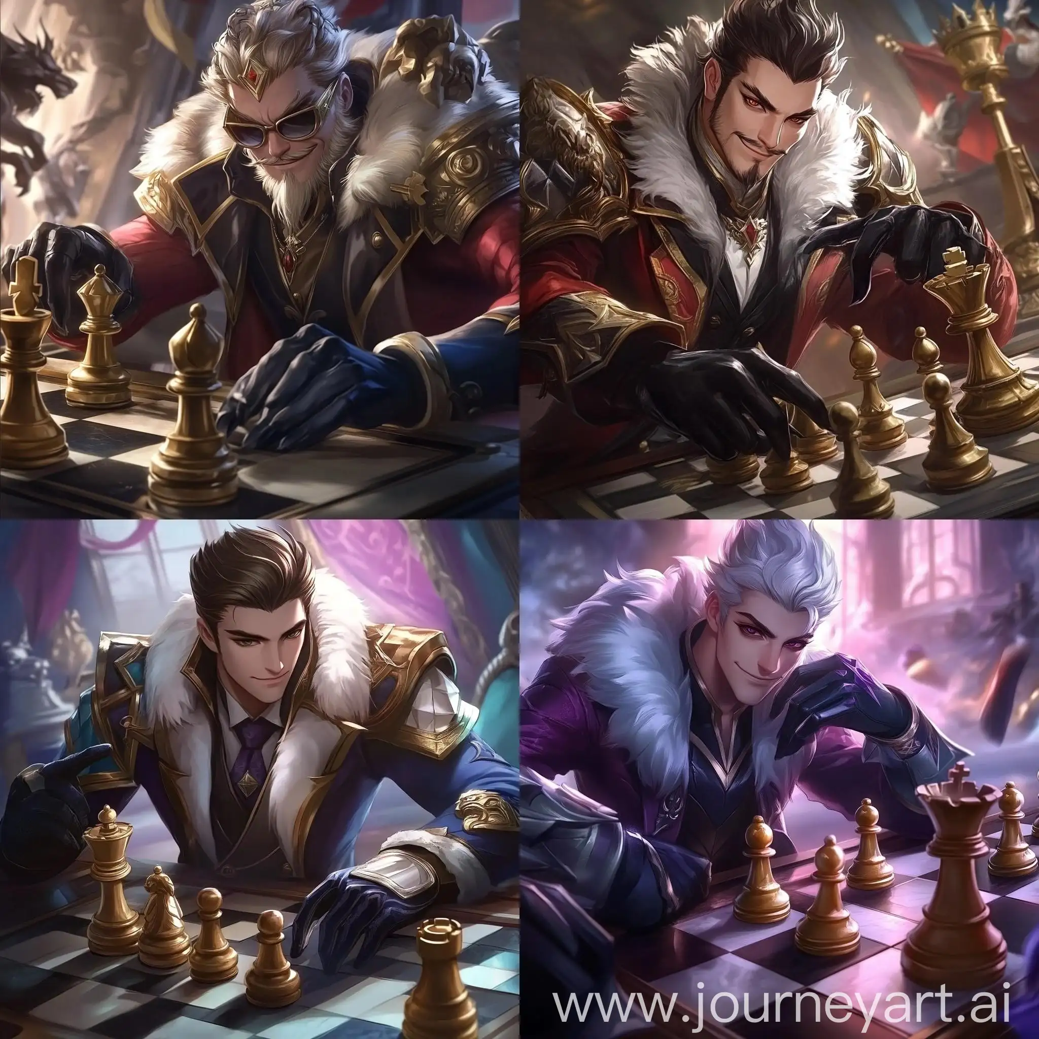 Darius-Mobile-Legends-Collector-Skin-Chessboard-Queen-Smirk