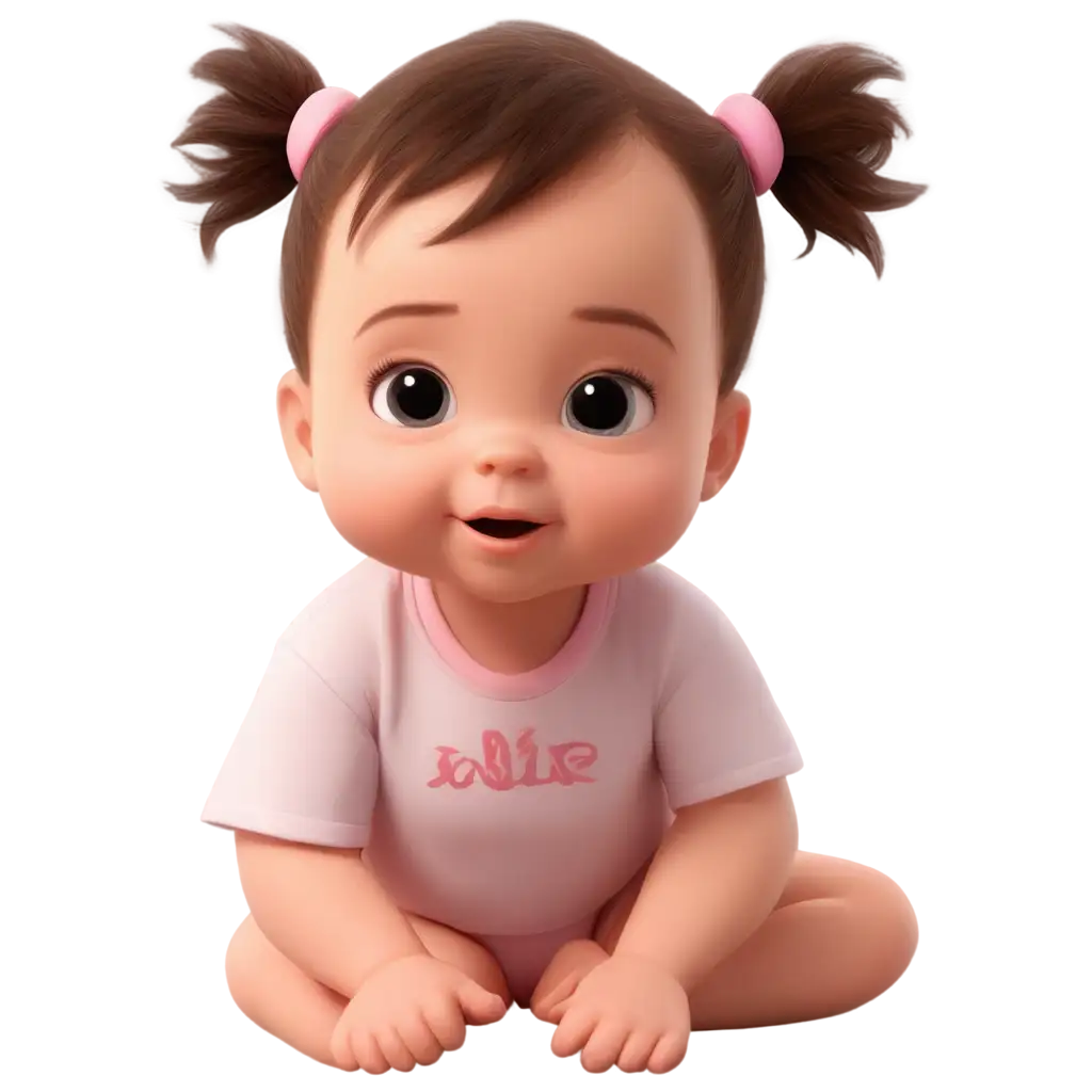 Cute-Small-Newborn-Baby-Girl-Cartoon-HD-PNG-for-Versatile-Design-Applications