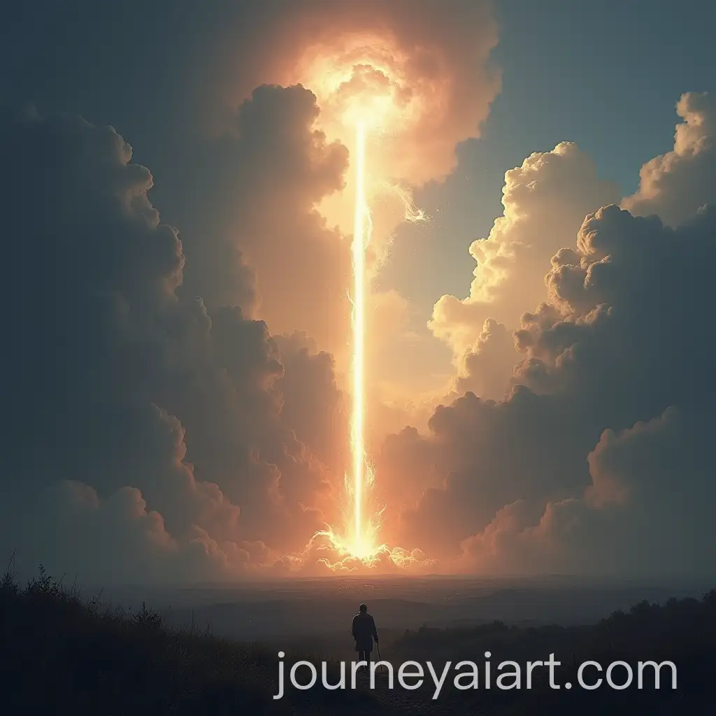 Celestial-Weapon-Descending-fromAI-Image-Prompt-Expansion-the-Clouds-Over-a-Battlefield