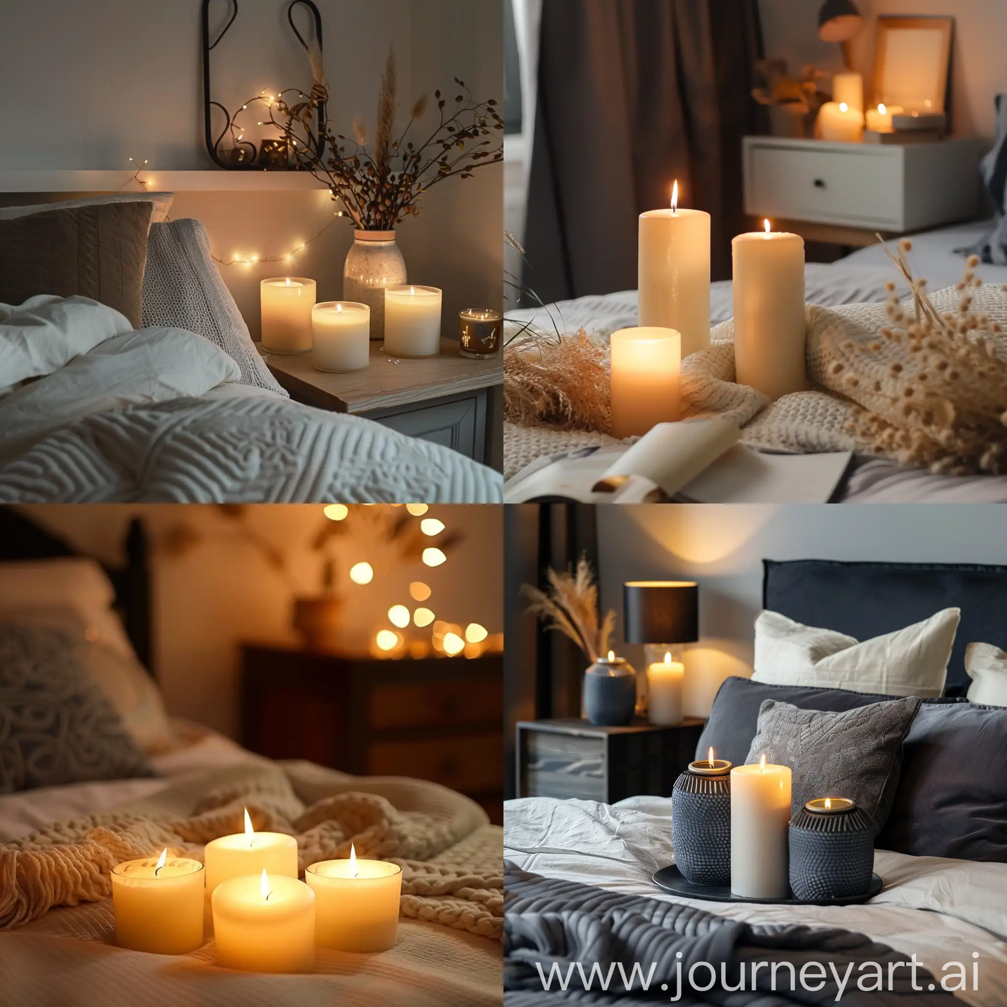 Candles-on-Bedside-Table-in-Pinterest-Style