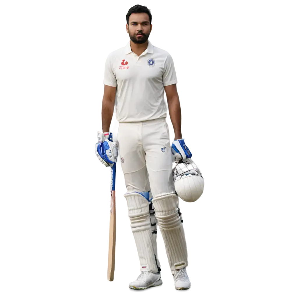Rohit-Sharma-Cricketer-in-Classical-Style-PNG-Image-with-Jersey-HighQuality-Artwork-for-Digital-Use