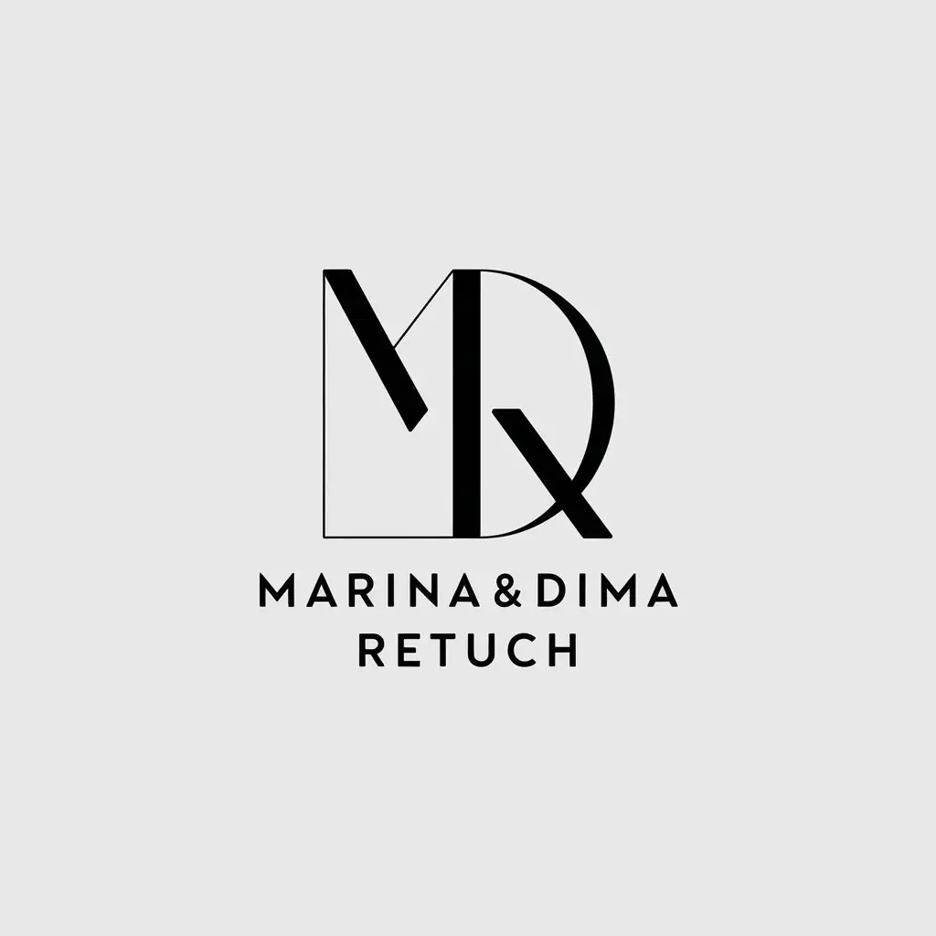 LOGO-Design-for-MarinaDima-RETOUCH-Minimalist-MD-Monogram-with-Clear-Background