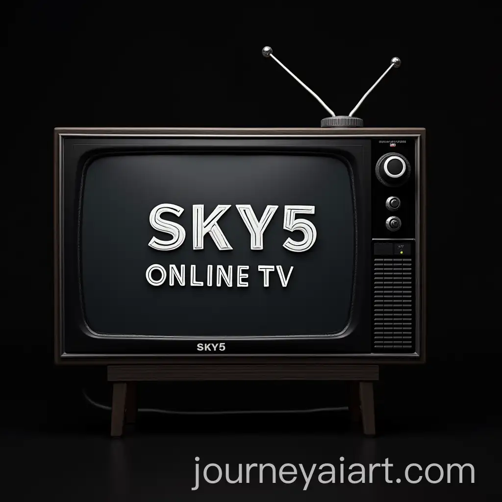 Modern-TV-Studio-with-SKY5-ONLINE-TV-Branding-and-Instruments