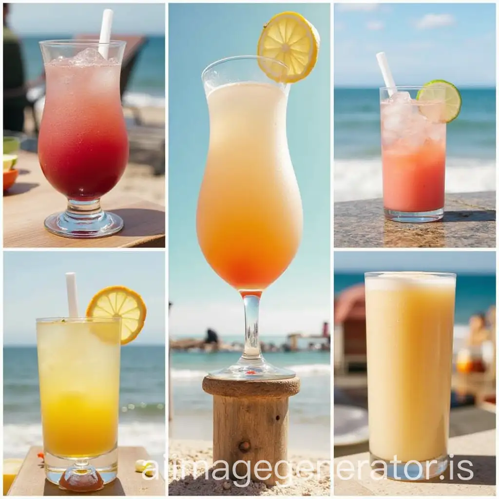 5 images of Drinks at the beach
