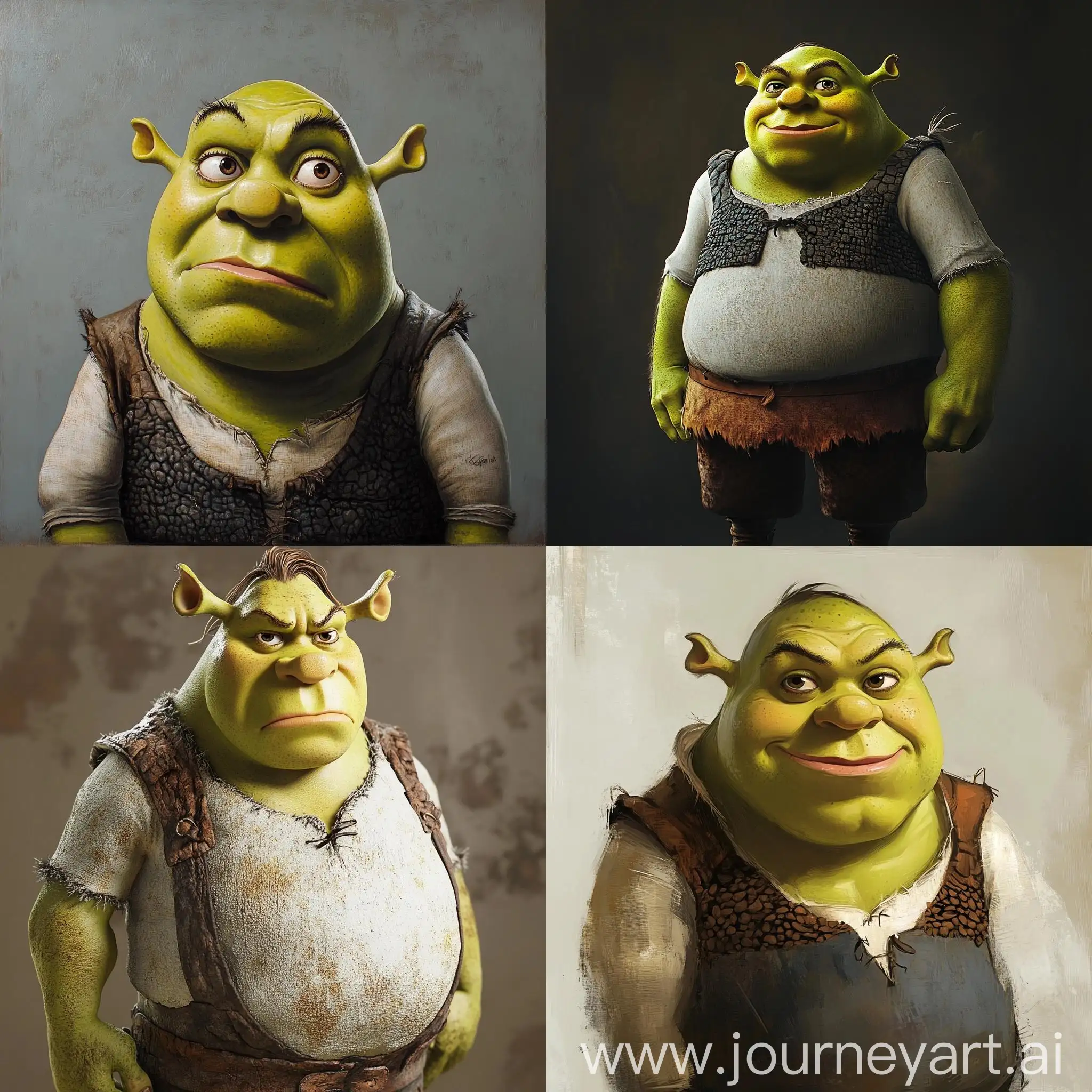 Cartoon-Character-Shrek-Inspired-Artwork