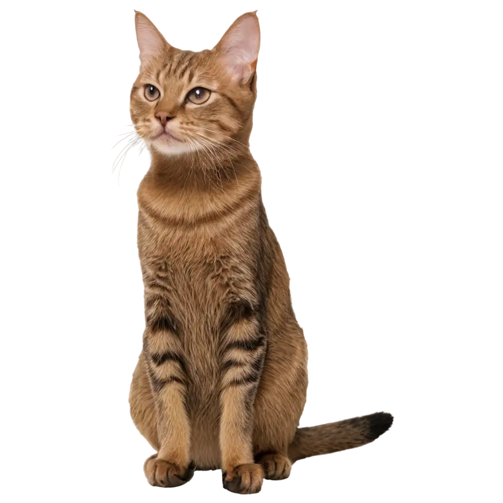 Cat-Sits-PNG-Image-HighQuality-Transparent-Format-for-Diverse-Applications